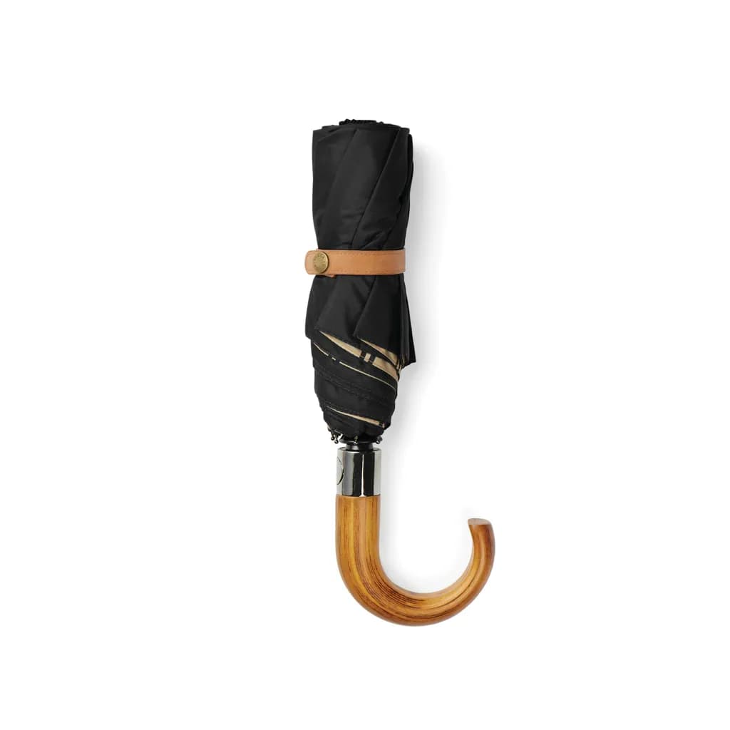 VINGA Bosler AWARE™ 21 faltbarer Schirm aus recyceltem PET - schwarz