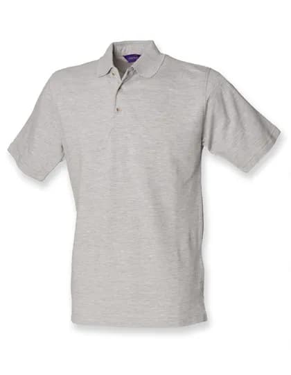 Classic Cotton Piqué Polo Shirt - Heather Grey