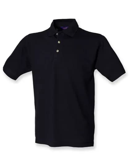 Classic Cotton Piqué Polo Shirt - Navy