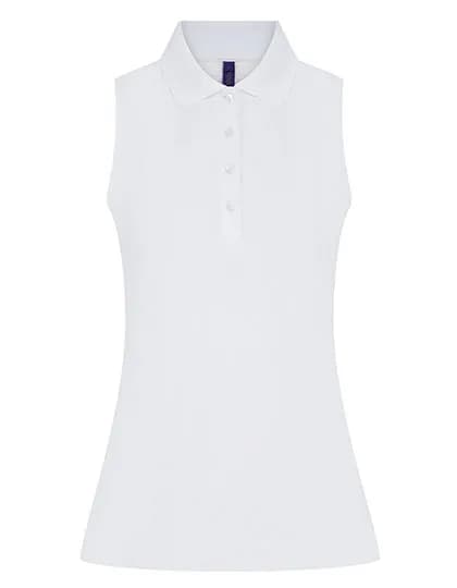 Ladies´ Sleeveless Coolplus® Polo Shirt - White