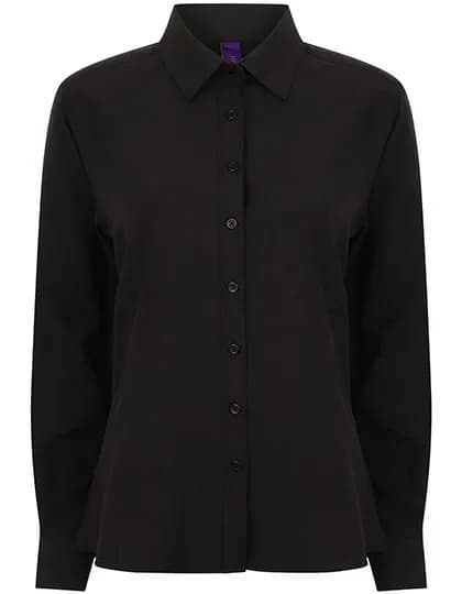 Ladies´ Wicking Long Sleeve Shirt - Black