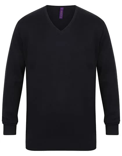 Men´s Lightweight V-Neck Jumper - Navy