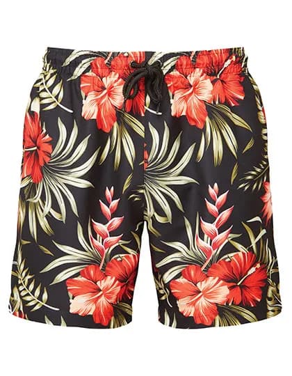Men´s Swim Shorts - Black-Red