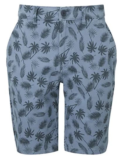 Men´s Palm Print Shorts - Blue (2160 C)
