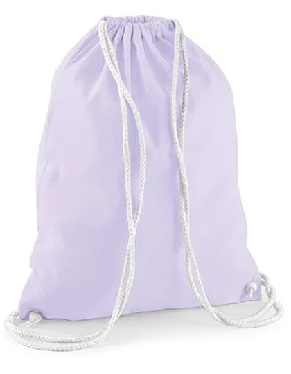 Cotton Gymsac - Lavender/White