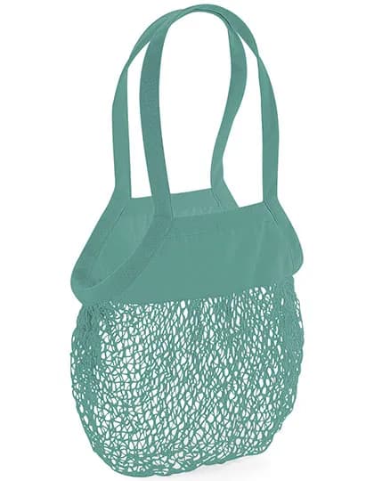 Organic Cotton Mesh Grocery Bag - Sage Green