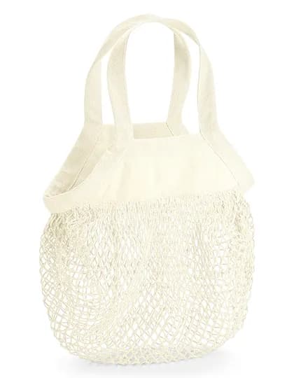Organic Cotton Mini Mesh Grocery Bag - Natural