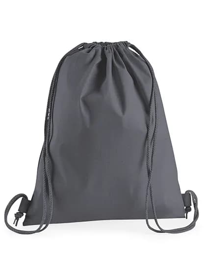 Premium Cotton Gymsac - Graphite Grey