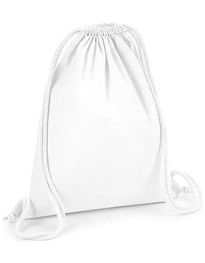 Organic Premium Cotton Gymsac - White