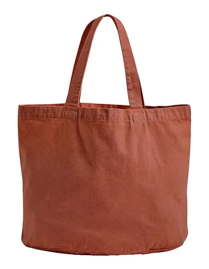 Garment Dyed Shopper - Vintage Orange Rust