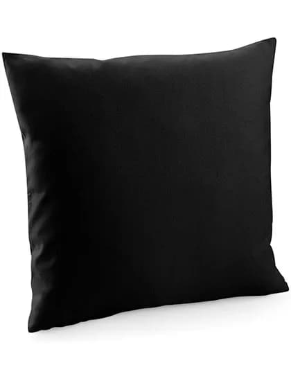 Fairtrade Cotton Canvas Cushion Cover - Black