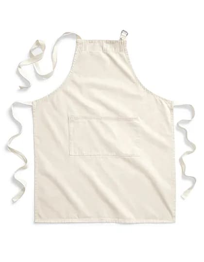 Fairtrade Cotton Adult Craft Apron - Natural