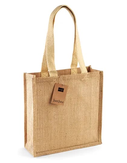 Jute Compact Shopper - Natural