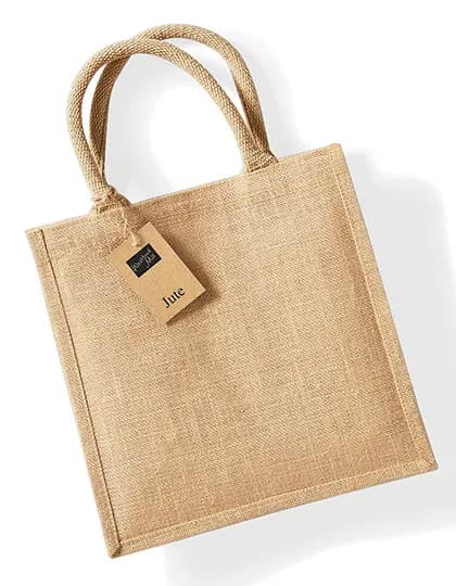 Jute Midi Shopper - Natural
