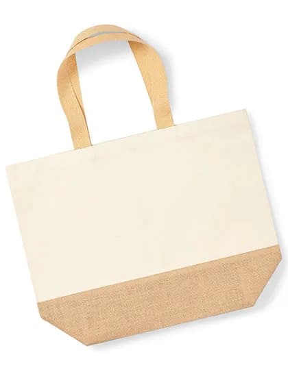 Jute Base Canvas Bag XL - Natural