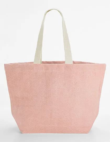 Soft Washed Jute Beach Bag - Blossom