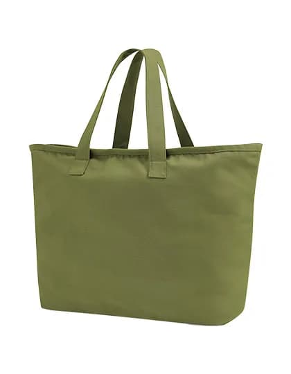 Oversized Heavy Duty Canvas Bag - Bright Olive