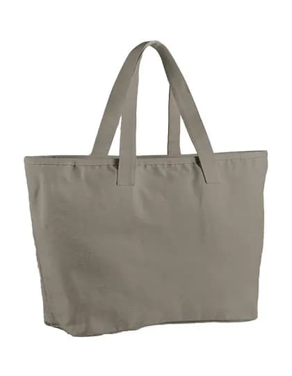 Oversized Heavy Duty Canvas Bag - Mushroom