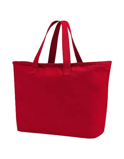 Oversized Heavy Duty Canvas Bag - Scarlet Red