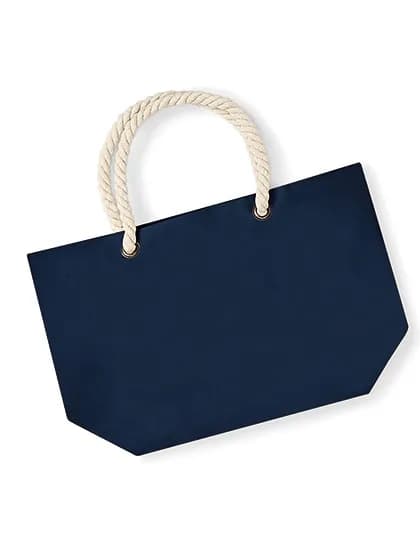 Nautical Beach Bag - French Navy