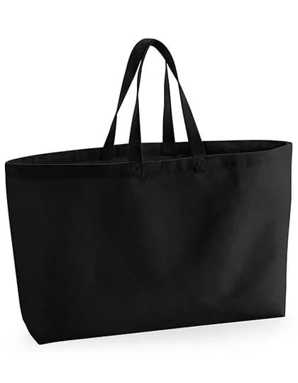 Oversized Canvas Bag - Black