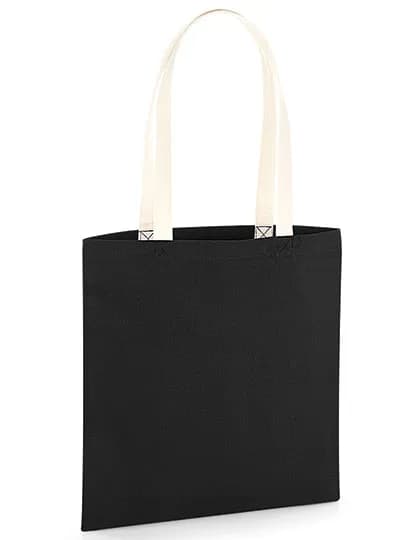 EarthAware® Organic Bag for Life - Contrast Handles - Black/Natural