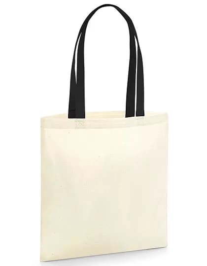EarthAware® Organic Bag for Life - Contrast Handles - Natural/Black