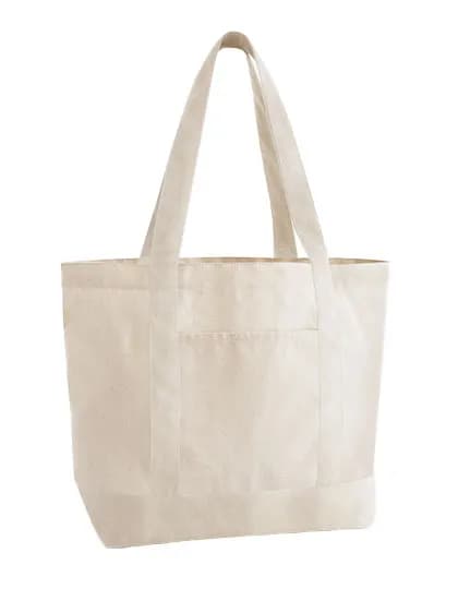 EarthAware® Organic Varsity Shopper - Natural