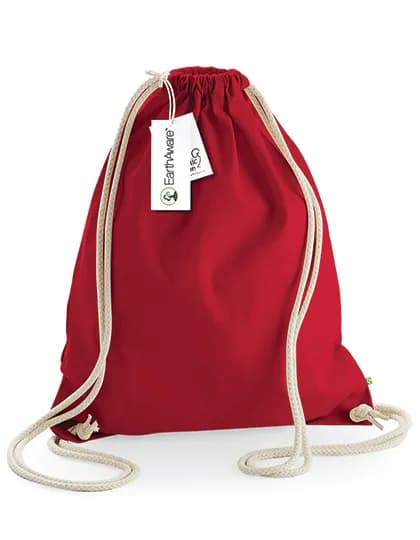 EarthAware® Organic Gymsac - Classic Red
