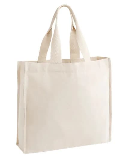 Chevron Handle Shopper - Natural