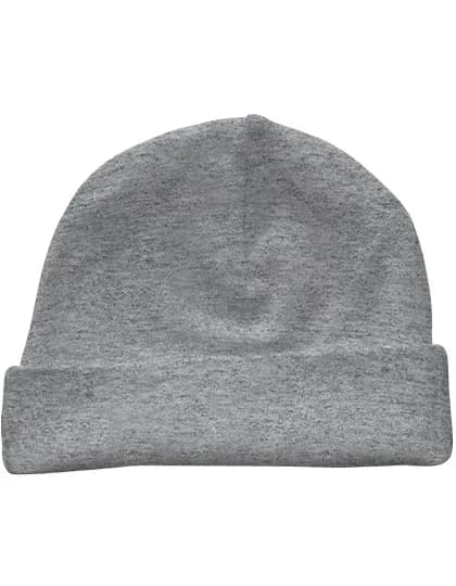 Organic Baby Hat Rox 01 - Heather Grey