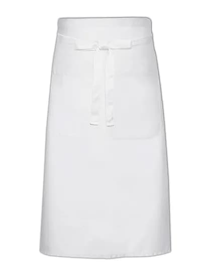 Cook´s Apron With Pocket - White