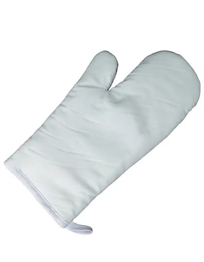 Oven Mitt Sublimation - White/Silver Grey
