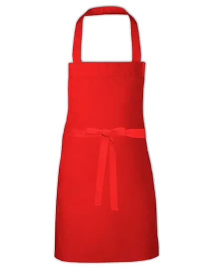 Kids´ Cotton Barbecue Apron - Red (ca. Pantone 200)