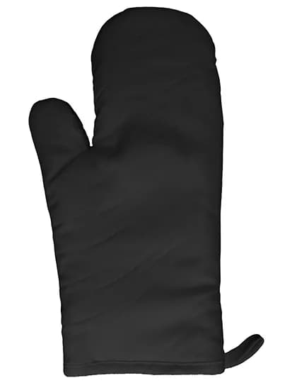Cotton Oven Mitt 1 pcs - Black