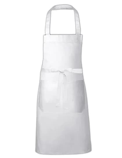Cotton Hobby Apron - White