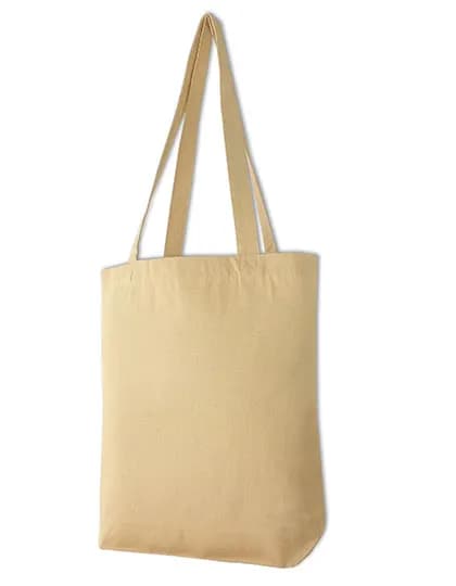 Canvas Carrier Bag Long Handle - Natural