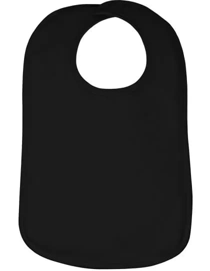 Organic Baby Bib Olli 01 - Black