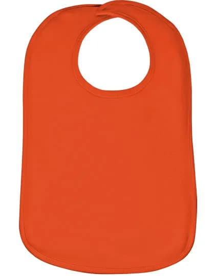 Organic Baby Bib Olli 01 - Orange