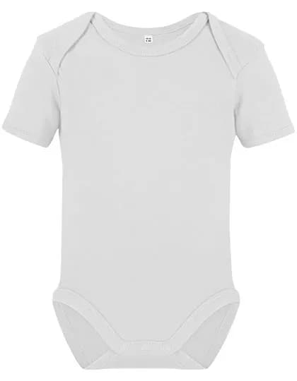 Organic Baby Bodysuit Short Sleeve Bailey 01 - White