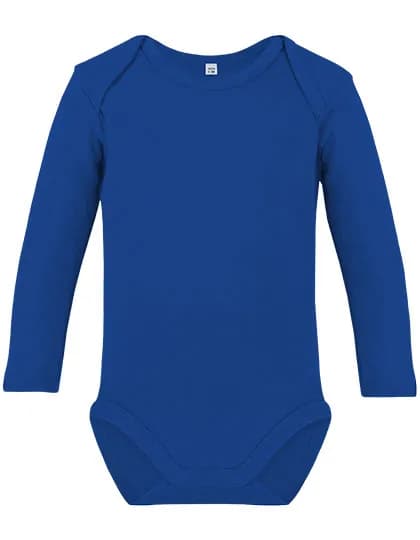 Organic Baby Bodysuit Long Sleeve Bailey 02 - Royal Blue