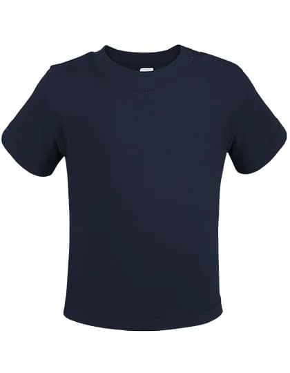 Organic Baby T-Shirt Short Sleeve Noah 01 - Navy