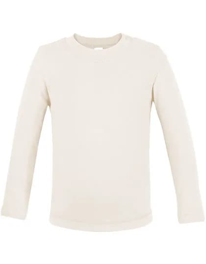 Organic Baby T-Shirt Long Sleeve Noah 02 - Natural