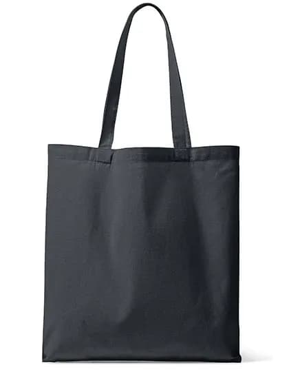 Organic Canvas Carrier Bag Long Handle London 01 - Dark Grey