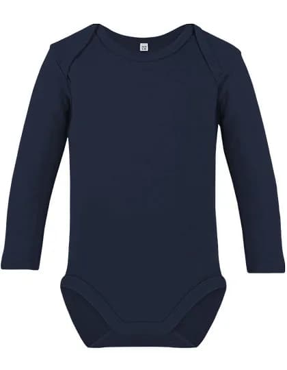 Organic Baby Bodysuit Long Sleeve Rebel 02 - Navy