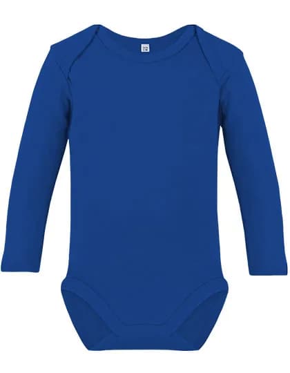 Organic Baby Bodysuit Long Sleeve Rebel 02 - Royal Blue
