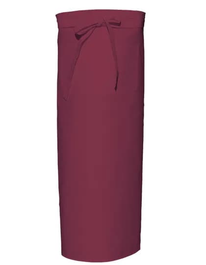 Bistro Apron XL With Front Pocket - Bordeaux