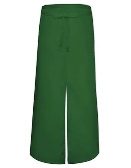 Bistro Apron With Split - Bottle Green