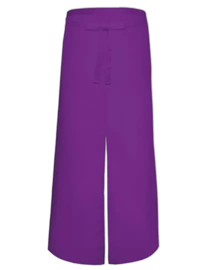 Bistro Apron With Split - Purple