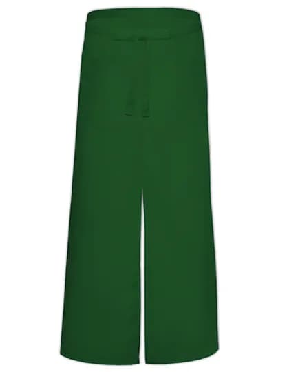 Bistro Apron With Split And Front Pocket - Bottle Green
